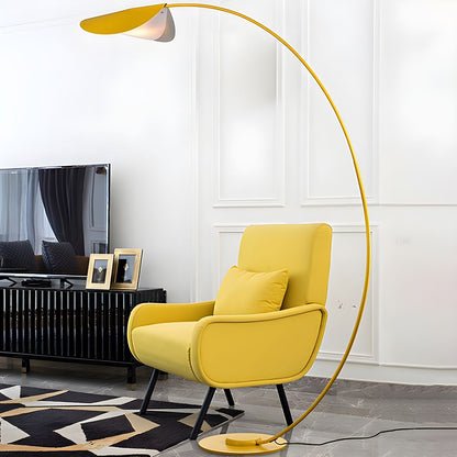 Metal Arched Floor Lamp with Minimalist Design | Lumaryn