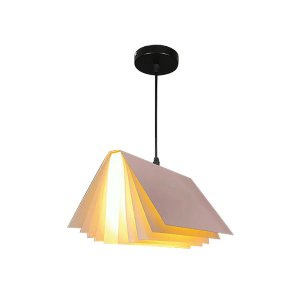 Metal Book Shade Pendant Light Kids Interior Design | Mirevon