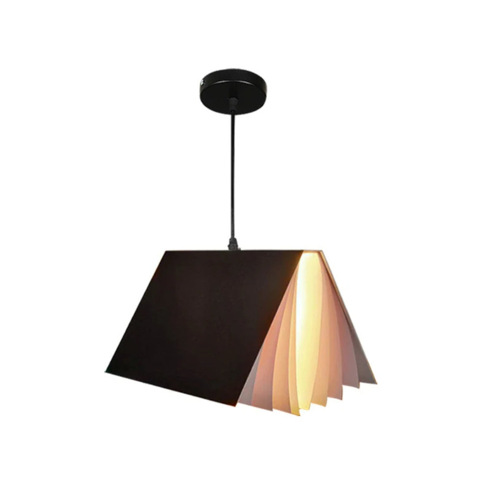Metal Book Shade Pendant Light Kids Interior Design | Mirevon