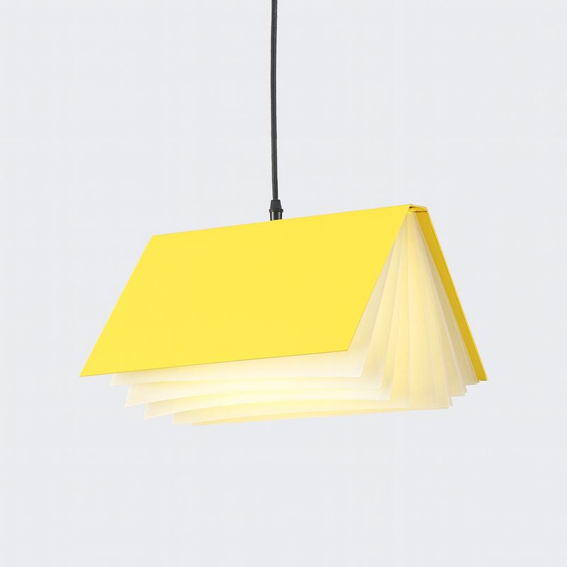 Metal Book Shade Pendant Light Kids Interior Design | Mirevon