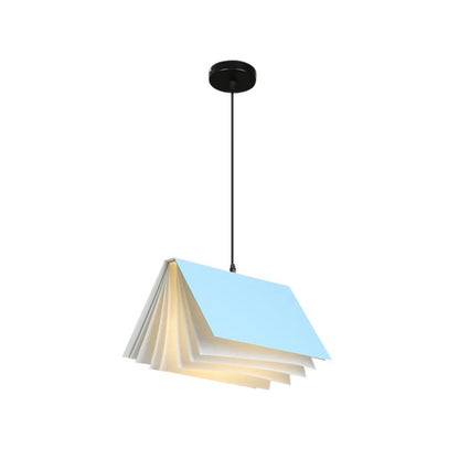 Metal Book Shade Pendant Light Kids Interior Design | Mirevon