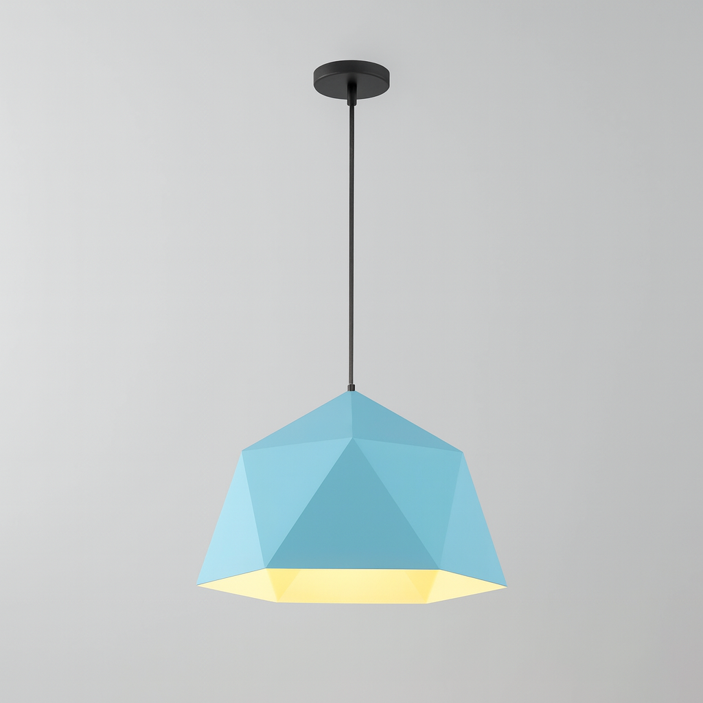 Metal Diamond Pendant Light for Modern Interior Spaces | Kintora