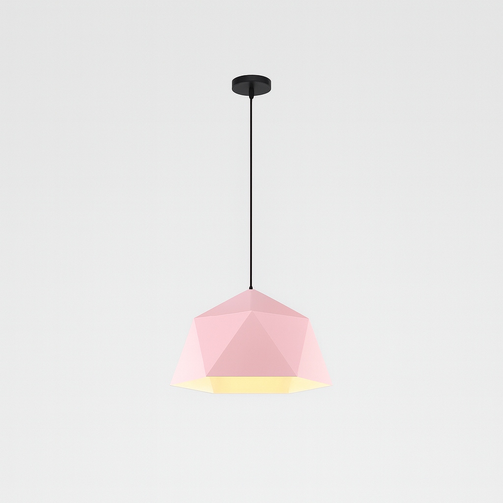 Metal Diamond Pendant Light for Modern Interior Spaces | Kintora