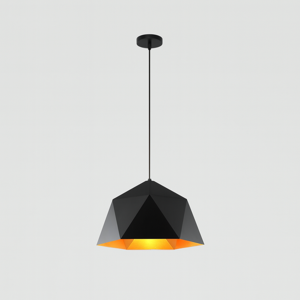 Metal Diamond Pendant Light for Modern Interior Spaces | Kintora
