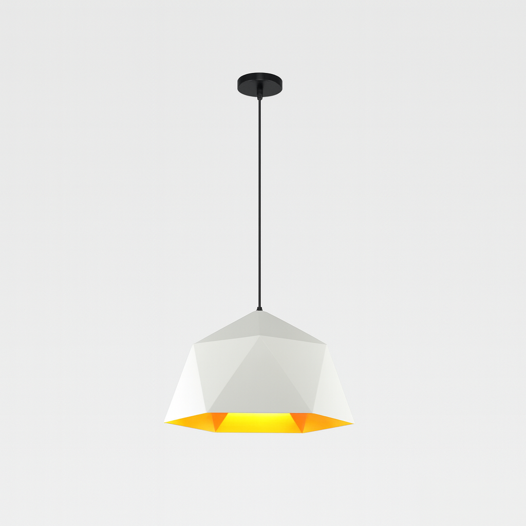 Metal Diamond Pendant Light for Modern Interior Spaces | Kintora