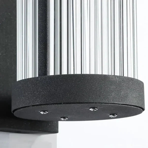 Metal Glass Outdoor Wall Light Warm Scandinavian | Lumaro