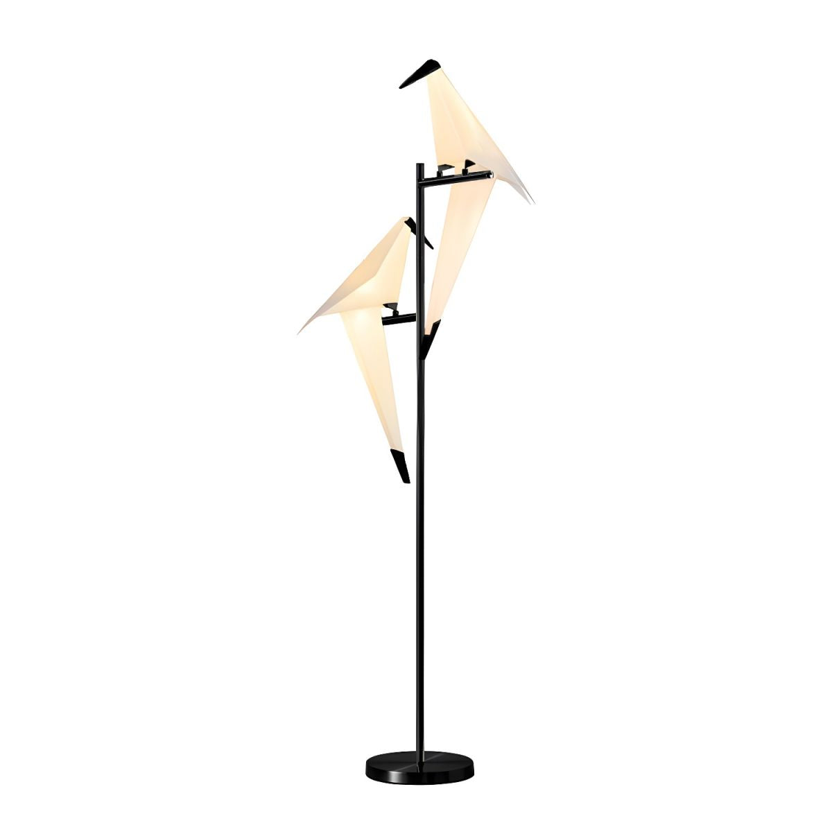 Metal LED Bird Shape Floor Lamp for Modern Interiors | Serelux