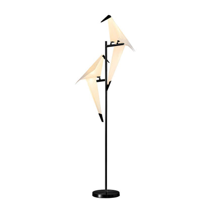 Metal LED Bird Shape Floor Lamp for Modern Interiors | Serelux
