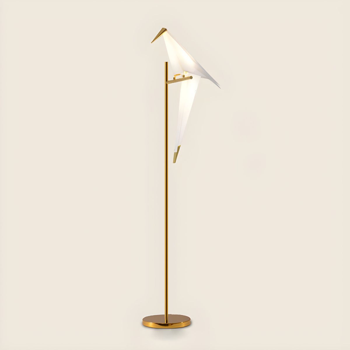 Metal LED Bird Shape Floor Lamp for Modern Interiors | Serelux