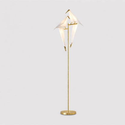 Metal LED Bird Shape Floor Lamp for Modern Interiors | Serelux