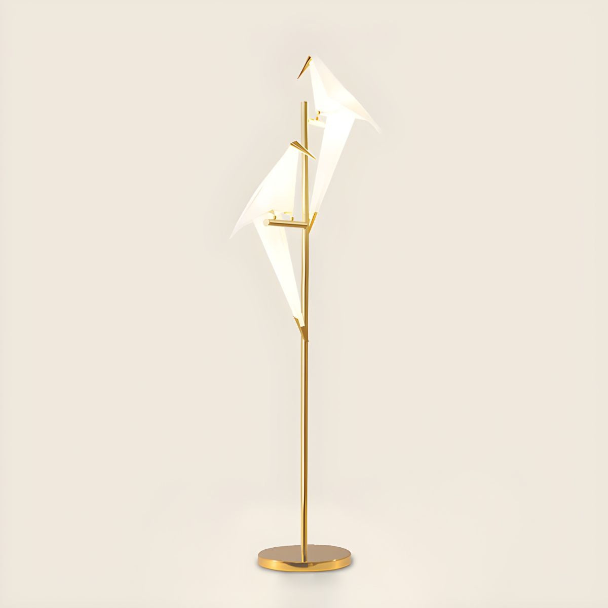 Metal LED Bird Shape Floor Lamp for Modern Interiors | Serelux