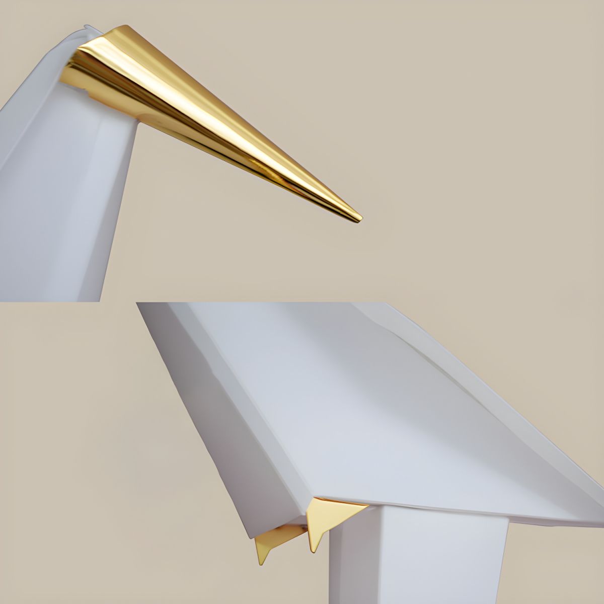 Metal LED Bird Shape Floor Lamp for Modern Interiors | Serelux