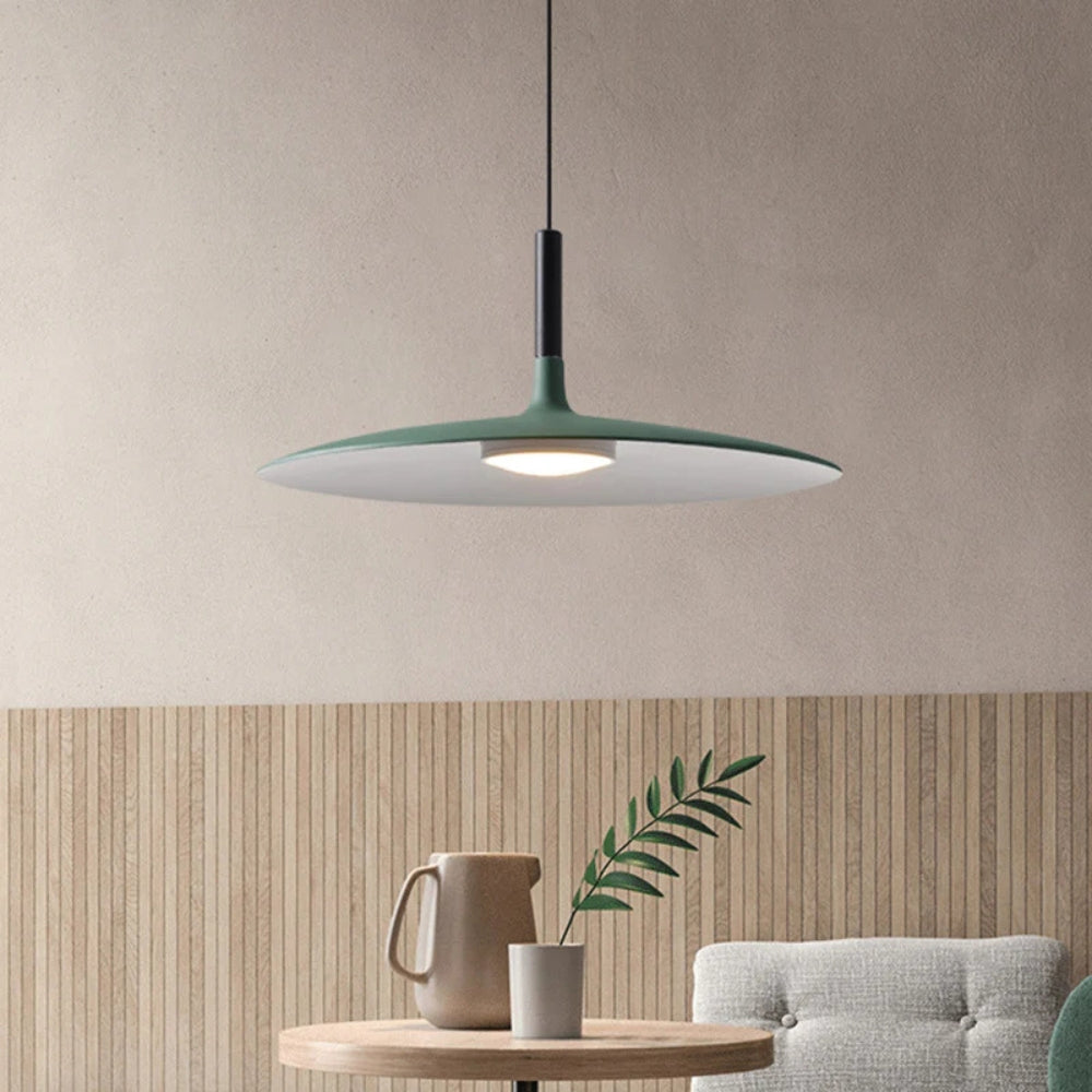 Metal LED Saucer Pendant Light Modern Interior Design | Kyvera
