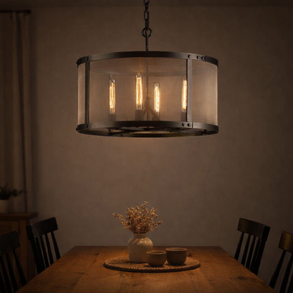 Metal Mesh Dining Pendant Light Traditional Suspension | Xandero