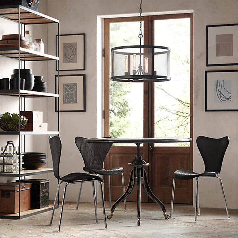 Metal Mesh Dining Pendant Light Traditional Suspension | Xandero