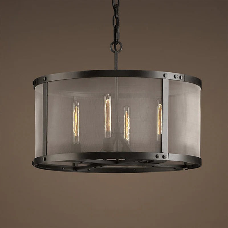 Metal Mesh Dining Pendant Light Traditional Suspension | Xandero