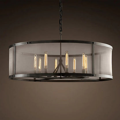 Metal Mesh Dining Pendant Light Traditional Suspension | Xandero