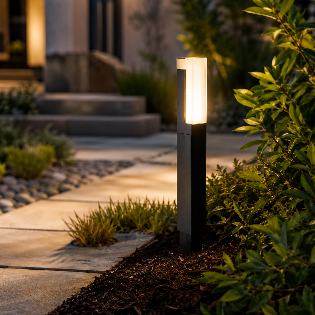 Metal Solar Motion Sensor Outdoor Pathway Light | Soluma