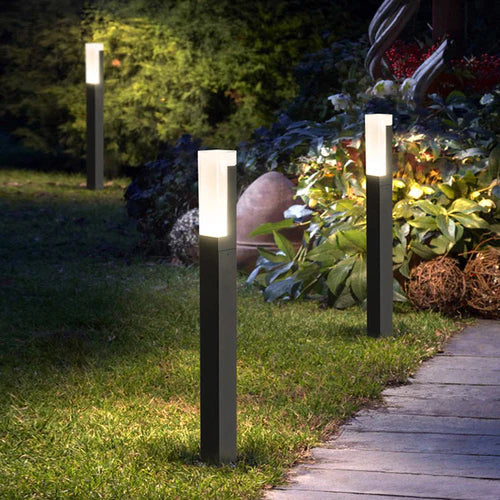 Metal Solar Motion Sensor Outdoor Pathway Light | Soluma