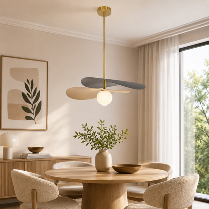 Mid Century Metal Glass Pendant Light for Modern Spaces | Zymera