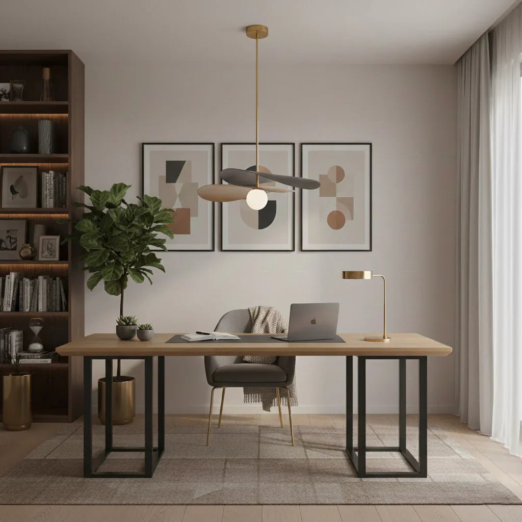 Mid Century Metal Glass Pendant Light for Modern Spaces | Zymera