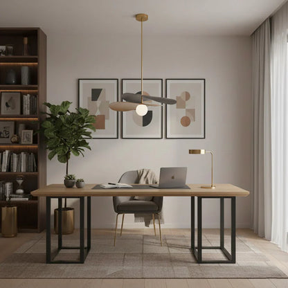 Mid Century Metal Glass Pendant Light for Modern Spaces | Zymera