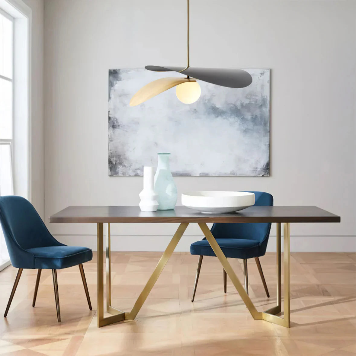 Mid Century Metal Glass Pendant Light for Modern Spaces | Zymera