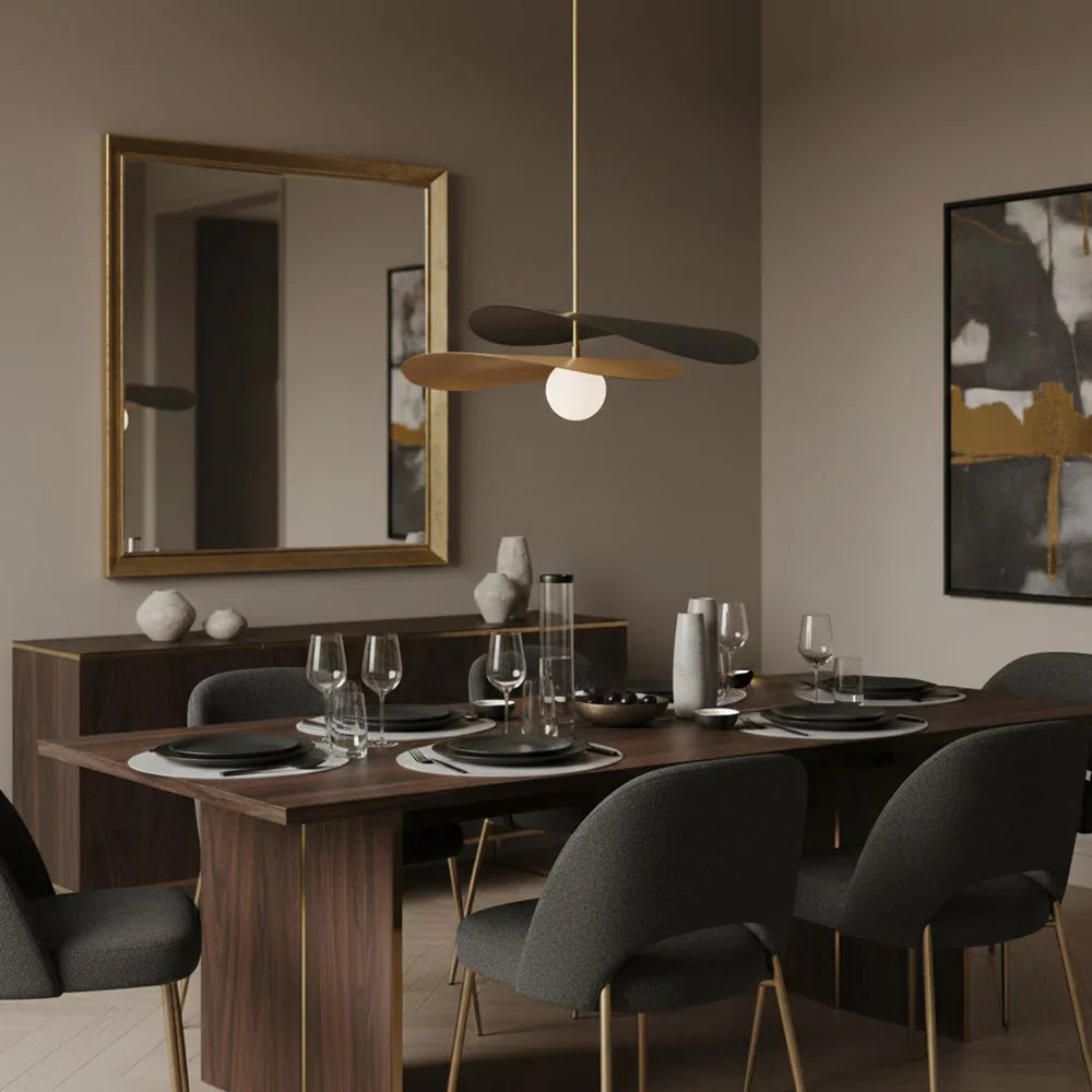 Mid Century Metal Glass Pendant Light for Modern Spaces | Zymera