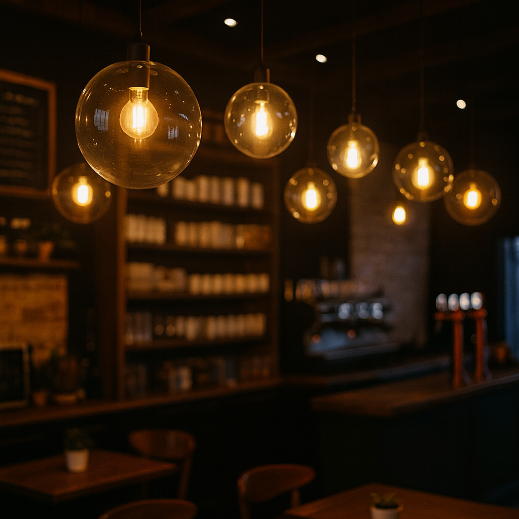 Minimal Glass Globe Pendant Light E27 Ceiling Fixture | Xavqen