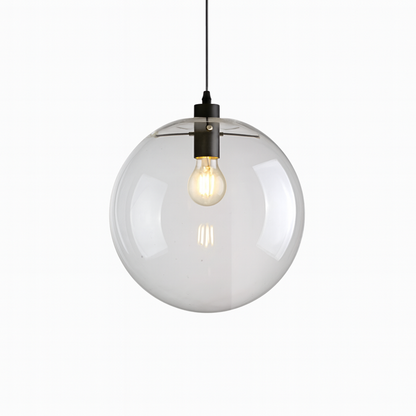 Minimal Glass Globe Pendant Light E27 Ceiling Fixture | Xavqen