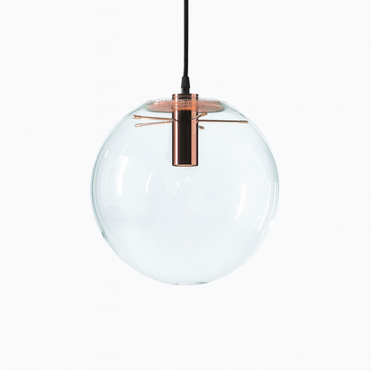Minimal Glass Globe Pendant Light E27 Ceiling Fixture | Xavqen