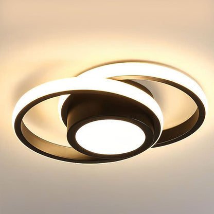 Minimalist Double Ring LED Ceiling Light | Sarqen