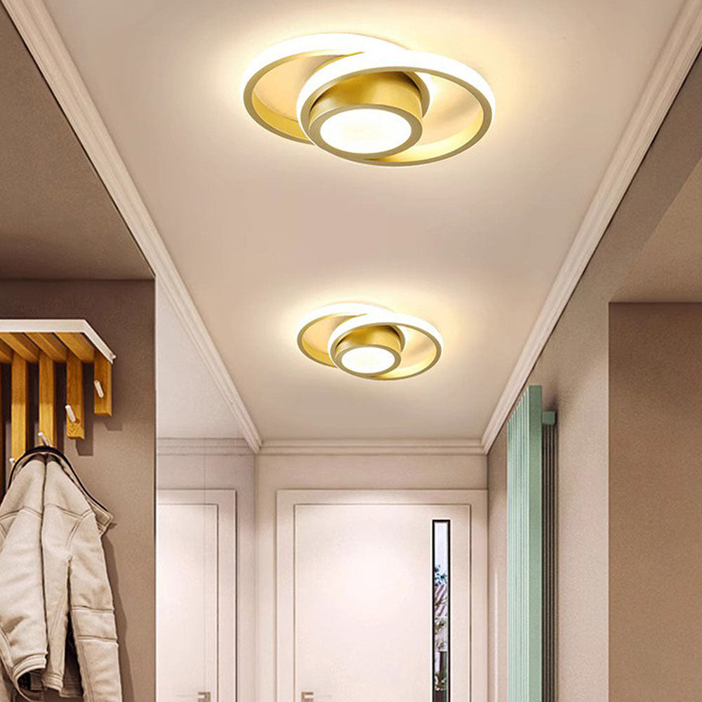 Minimalist Double Ring LED Ceiling Light | Sarqen