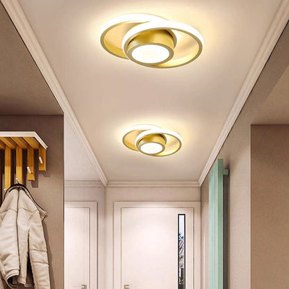 Minimalist Double Ring LED Ceiling Light | Sarqen