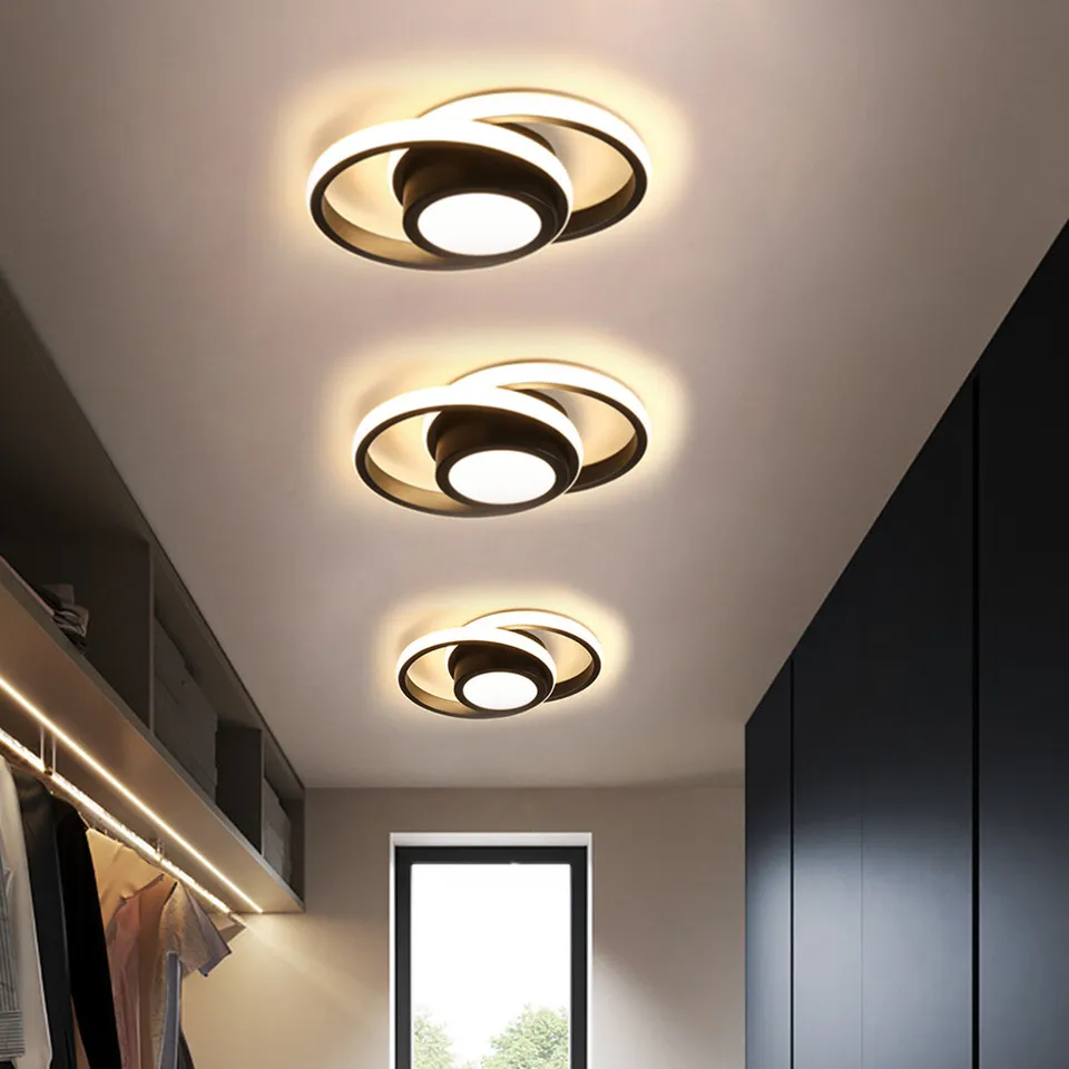 Minimalist Double Ring LED Ceiling Light | Sarqen