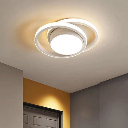 Minimalist Double Ring LED Ceiling Light | Sarqen