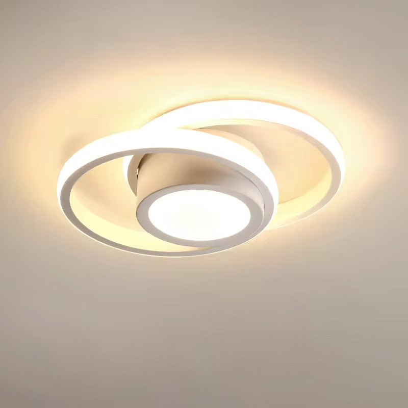 Minimalist Double Ring LED Ceiling Light | Sarqen