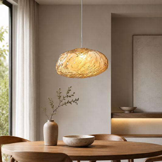 Minimalist Fiberglass Cloud Pendant Light for Nordic Spaces | Tarynox