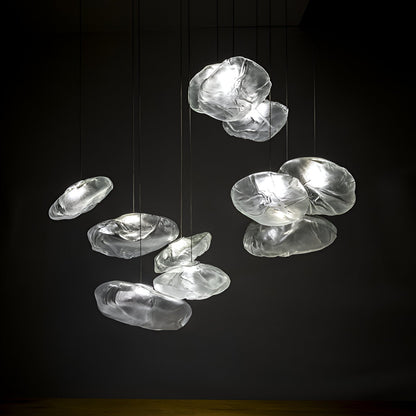 Minimalist Fiberglass Cloud Pendant Light for Nordic Spaces | Tarynox