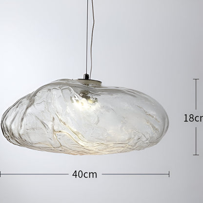 Minimalist Fiberglass Cloud Pendant Light for Nordic Spaces | Tarynox