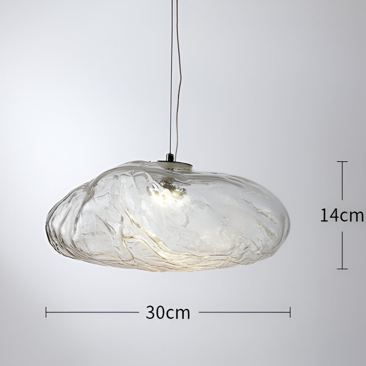Minimalist Fiberglass Cloud Pendant Light for Nordic Spaces | Tarynox