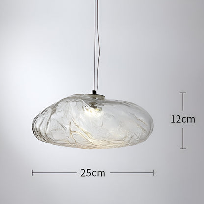 Minimalist Fiberglass Cloud Pendant Light for Nordic Spaces | Tarynox