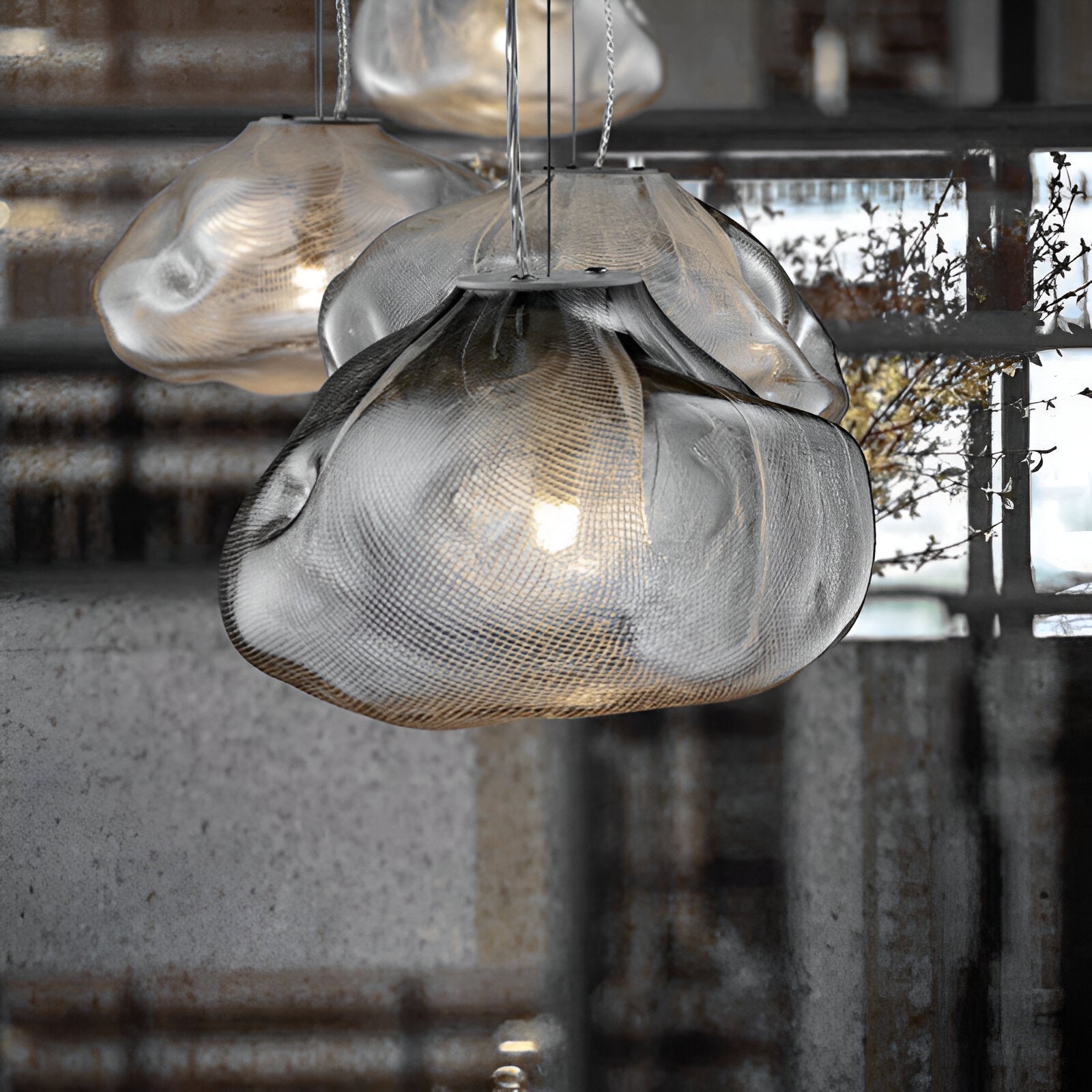 Minimalist Fiberglass Cloud Pendant Light for Nordic Spaces | Tarynox