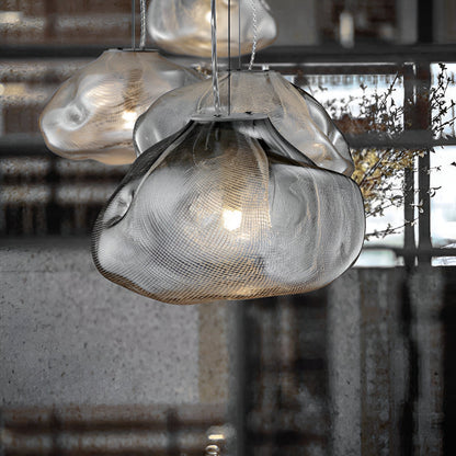 Minimalist Fiberglass Cloud Pendant Light for Nordic Spaces | Tarynox