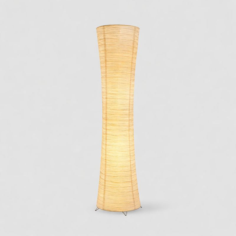 Minimalist Floor Lamp With Paper Lampshade LED Light | Mirello