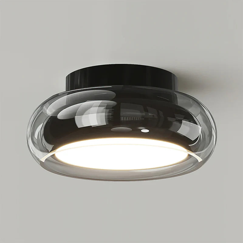 Minimalist Glass Ceiling Light for Modern Interiors | Glanor