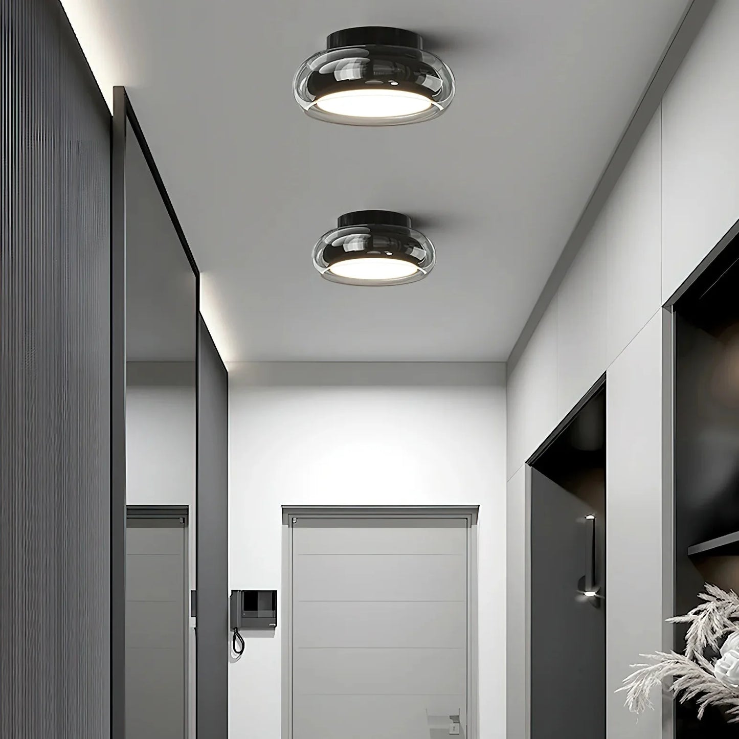 Minimalist Glass Ceiling Light for Modern Interiors | Glanor