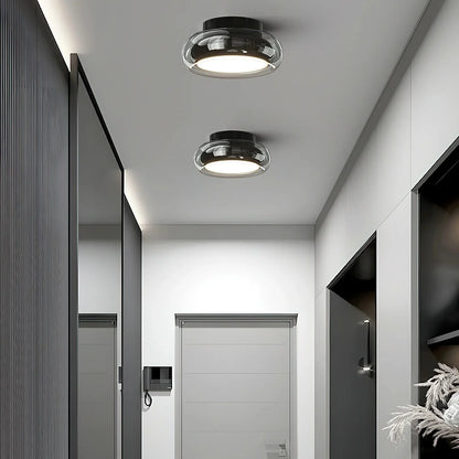 Minimalist Glass Ceiling Light for Modern Interiors | Glanor