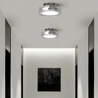 Minimalist Glass Ceiling Light for Modern Interiors | Glanor