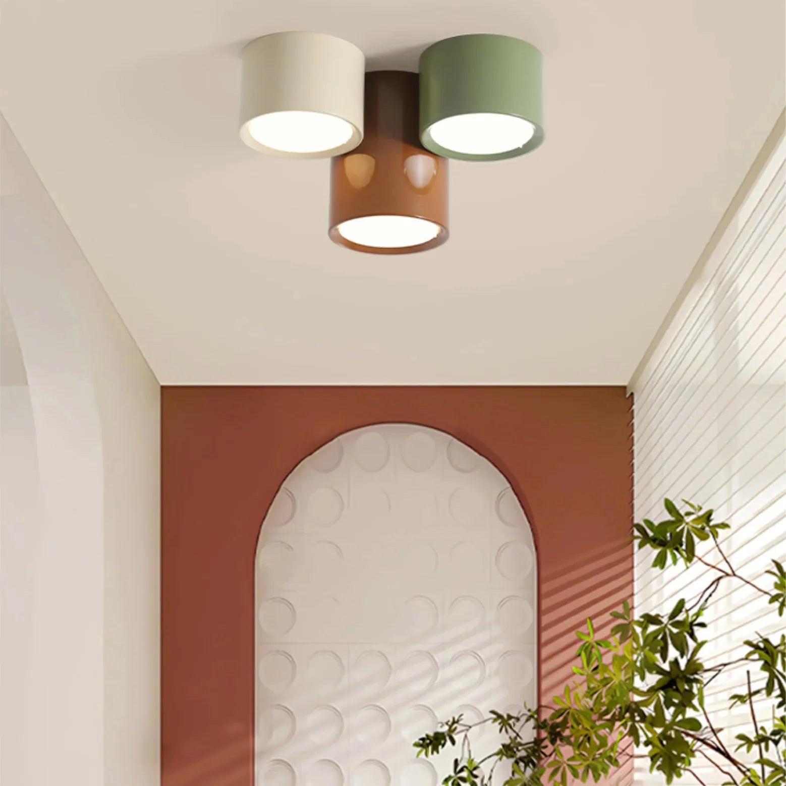 Minimalist LED Metal Ceiling Light for Indoor Interiors | Lumecor